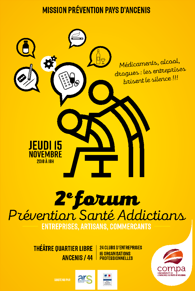 L’ADPS des Pays de Loire, partenaire du Forum d’Ancenis : PREVENTION-SANTE-ADDICTION