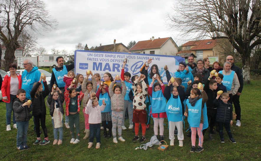 Les délégués ADPS du Limousin, mobilisés pour Mars Bleu 2024