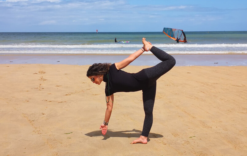 Corina Butnaru, professeur de yoga ©DR