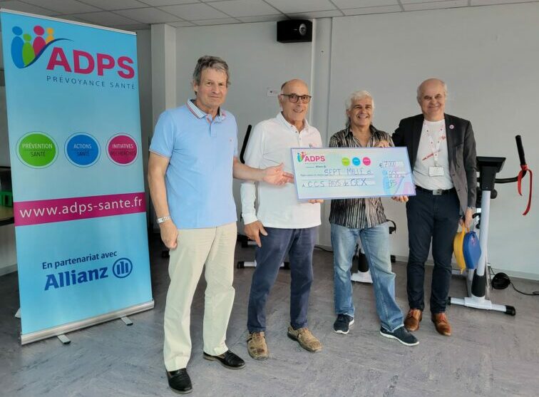 Remise de Don de l’ADPS à l’Association Club Cœur et Santé (CCS) du Pays de Gex