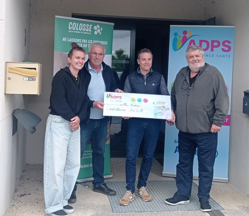 L’ADPS soutient le club de basket de Castillonnès