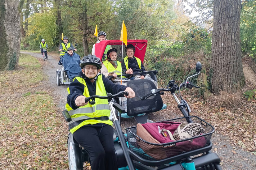 Âge en Vie : des vélos adaptés pour les résidents en EHPAD