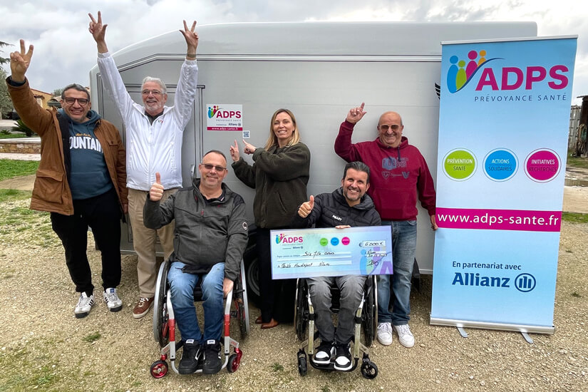 Pour initier des personnes en situation de handicap aux sports à sensations !