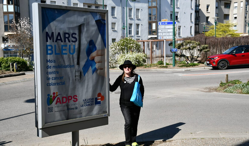 Saint-Junien se pare de bleu pour la prévention