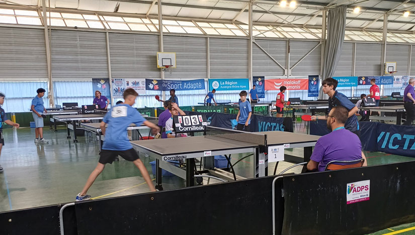 Le Rhodia Club Tennis de Table réussit le pari de l’inclusion !