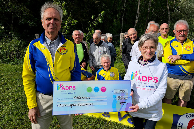L’ADPS soutient le souffle des Cyclos Cardiaques