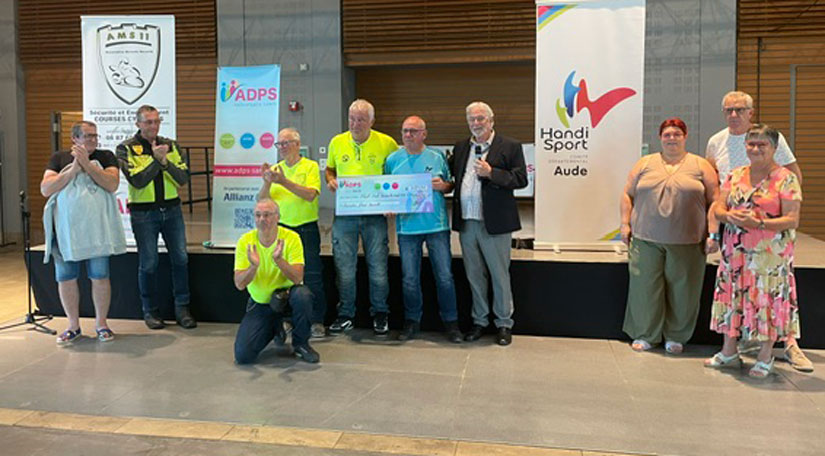 Tour de l&rsquo;Aude Handisport : l&rsquo;ADPS s&rsquo;engage pour la sécurité des motards bénévole