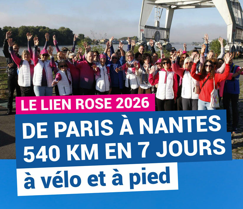 Le Lien rose : 540 km d’énergie et de solidarité contre le cancer du sein