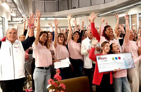 Mobilisation réussie à Biarritz pour Octobre Rose